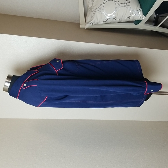 Vintage Liberty 70s Pearl Snap Front Double Knit Shirt Western - Picture 3 of 9